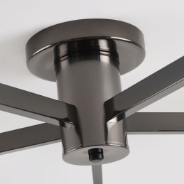 Nordisk Glass Innfelt Kreativ Smijerns Taklampe