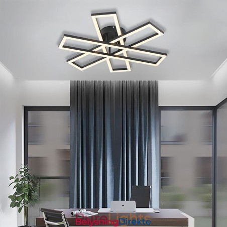 Minimalistisk Innfelt Aluminiums Kunst Vindmølle Taklampe