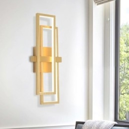 Minimalistisk, Innfelt, Geometrisk, Firkantet Taklampe I Aluminium
