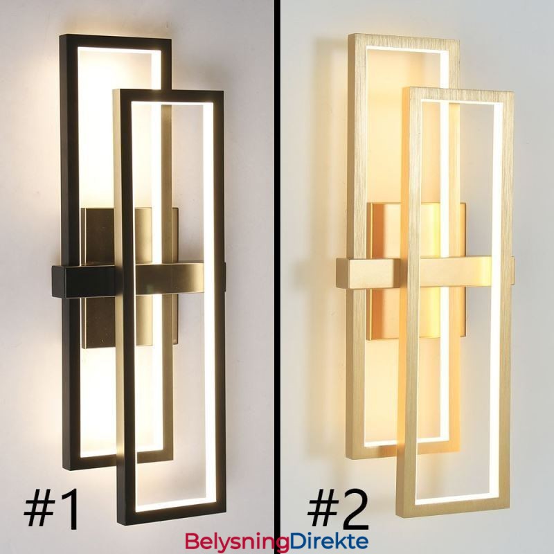 Minimalistisk, Innfelt, Geometrisk, Firkantet Taklampe I Aluminium