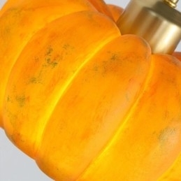 Dobbel Liten Japansk Retro Taklampe Med Gresskar Og Innfelt Tak