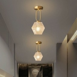 Moderne, Innfelt Glassbelysning Til Hjemmet, Kreativ Taklampe