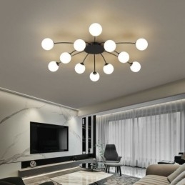 Moderne, Innfelt, Svart Taklampe, Dekorativ Lampe