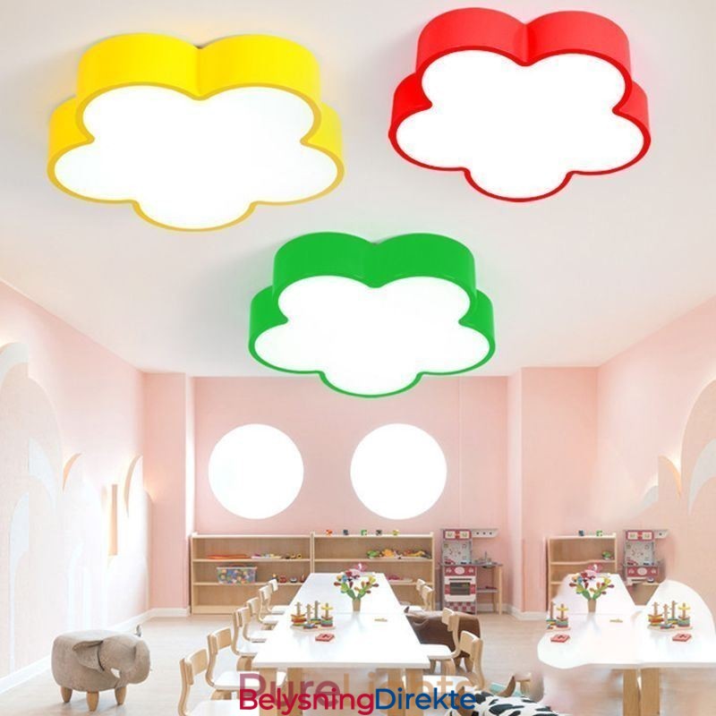 Tegneserie Taklampe Moderne Blomst Innfelt