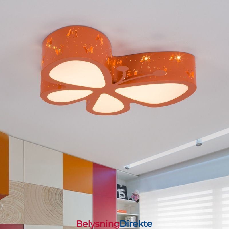 Butterfly Flush Mount Moderne Metall Takarmatur