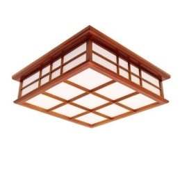 Taklampe I Tre I Retrostil, Innfelt