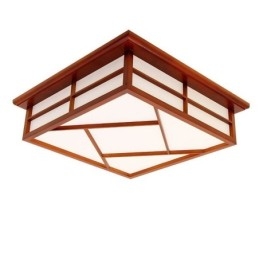 Taklampe I Retrostil, Firkantet, Innfelt