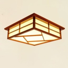 Taklampe I Retrostil, Firkantet, Innfelt