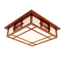 Retro Tre, Firkantet Taklampe Med Innfelt Tak