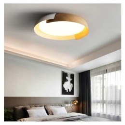 Moderne Taklampe I Akryl, Rund Taklampe