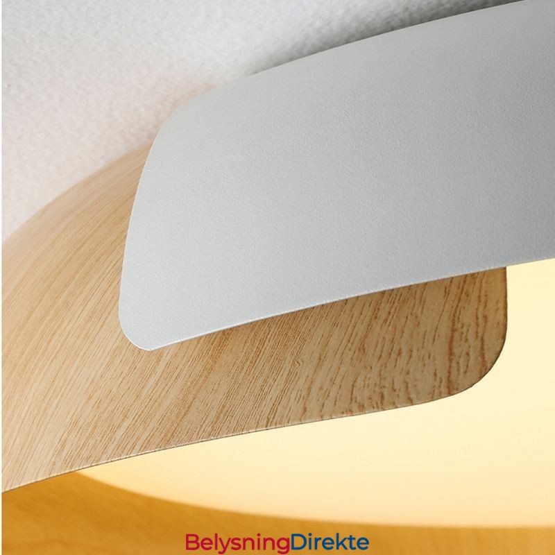 Moderne Taklampe I Akryl, Rund Taklampe