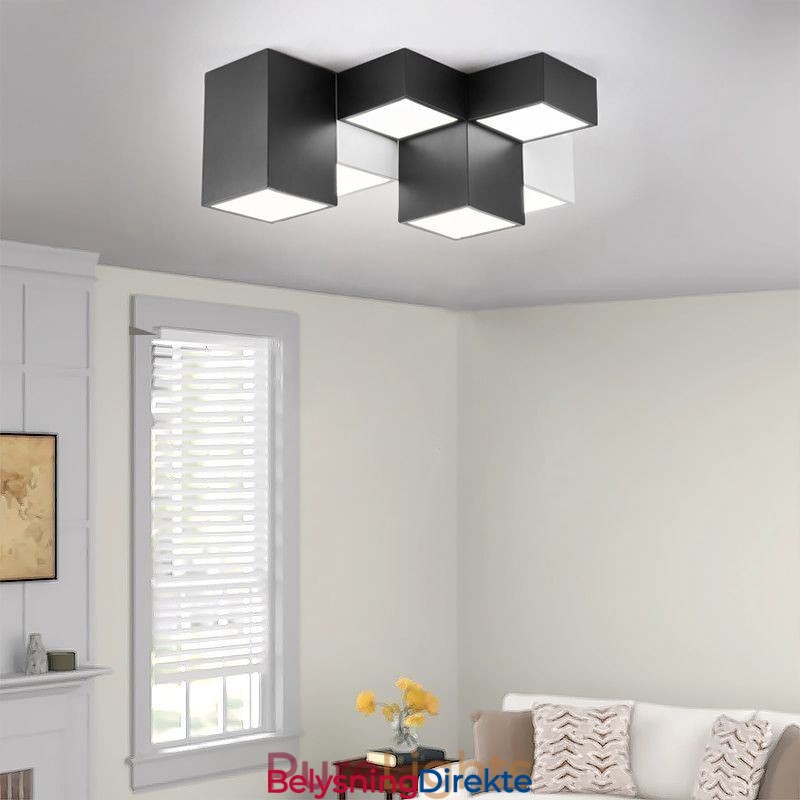 Moderne Taklampe Rubiks Kube Takbelysning