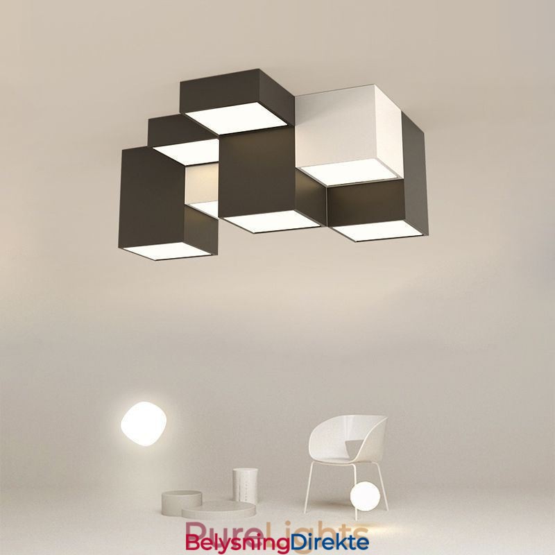 Moderne Taklampe Kubeformet Taklampe