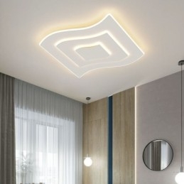 Moderne Taklampe Firkantet Akryl Innfelt