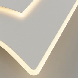 Moderne Taklampe Firkantet Akryl Innfelt