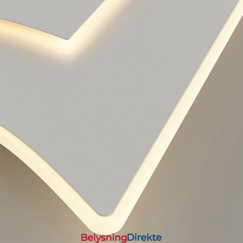 Moderne Taklampe Firkantet Akryl Taklampe