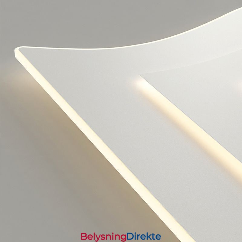 Moderne Taklampe Firkantet Akryl Taklampe