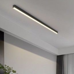 Moderne Taklampe Med Lang Stripe, Utenpåliggende Taklampe