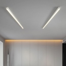 Moderne Taklampe Med Lang Stripe, Utenpåliggende Taklampe