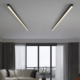 Moderne Taklampe Med Lang Stripe, Utenpåliggende Taklampe