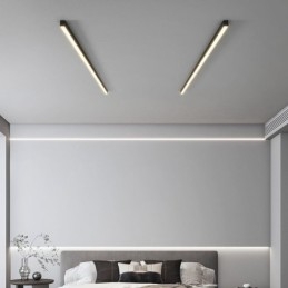 Moderne Taklampe Med Lang Stripe, Utenpåliggende Taklampe