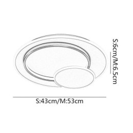 Moderne Taklampe Rund Taklampe