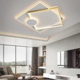 Moderne Taklampe Firkantet Geometrisk Akryl Taklampe