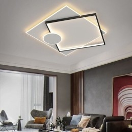 Moderne Taklampe Firkantet Geometrisk Akryl Taklampe