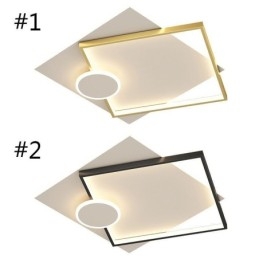 Moderne Taklampe Firkantet Geometrisk Akryl Taklampe