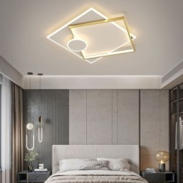 Moderne Taklampe Firkantet Geometrisk Akryl Taklampe