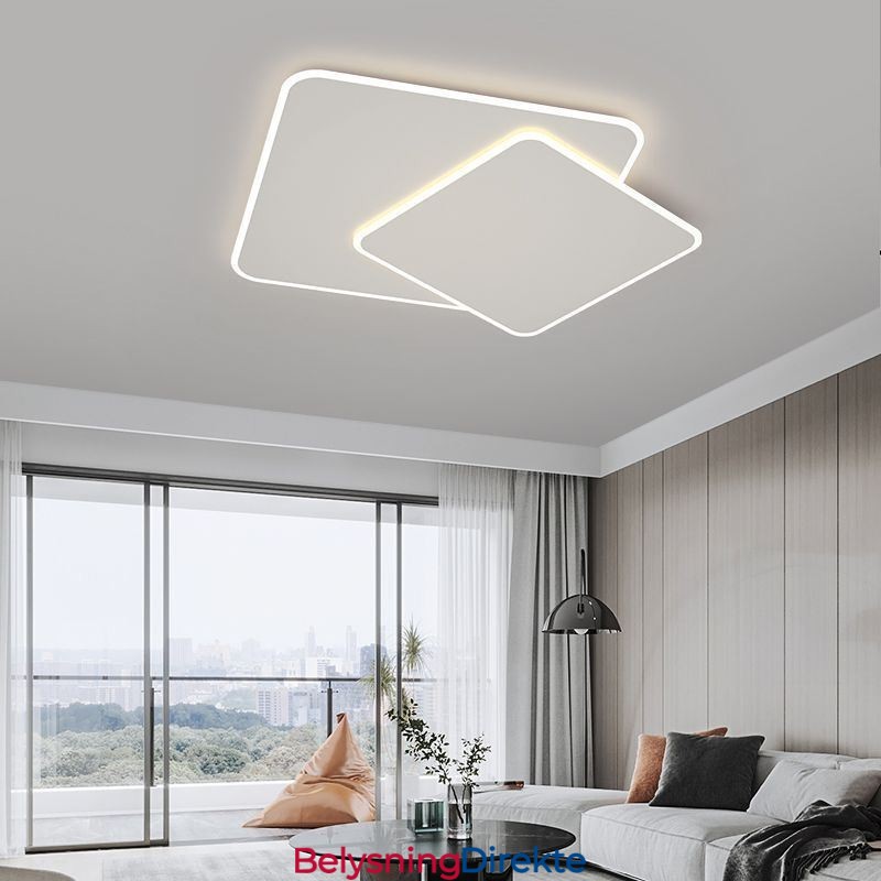 Moderne, Innfelt, Geometrisk, Firkantet Taklampe