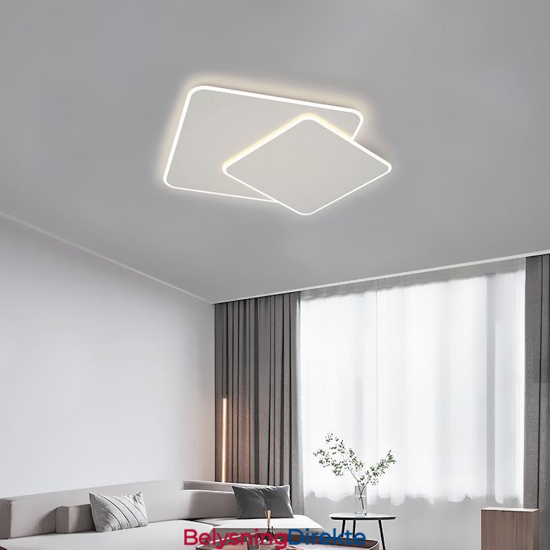 Moderne, Innfelt, Geometrisk, Firkantet Taklampe