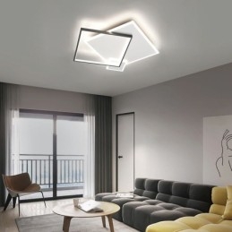 Moderne Taklampe Geometrisk Firkantet Taklampe