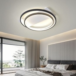 Moderne Taklampe Rund, Innfelt Taklampe