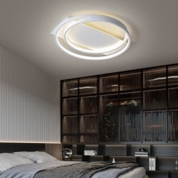 Moderne Taklampe Rund, Innfelt Taklampe