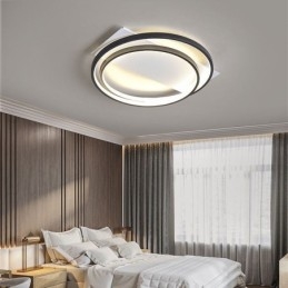Moderne Taklampe Rund, Innfelt Taklampe