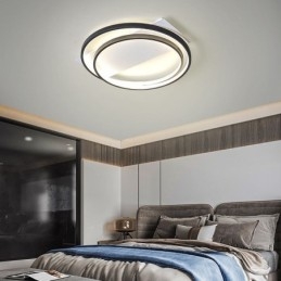 Moderne Taklampe Rund, Innfelt Taklampe