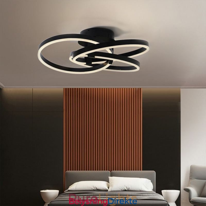 Moderne Taklampe Med 3 Ringer
