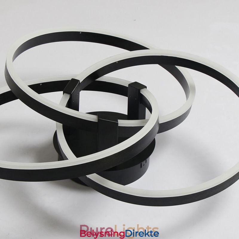 Moderne Taklampe Med 3 Ringer