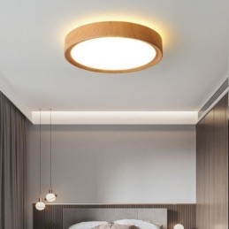 Japansk Taklampe I Tre