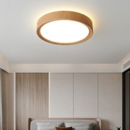 Japansk Taklampe I Tre