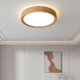 Japansk Taklampe I Tre