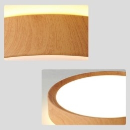 Japansk Taklampe I Tre