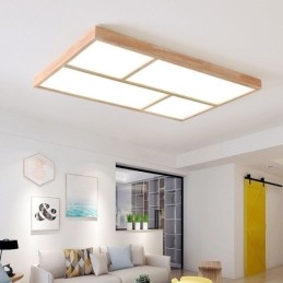 Moderne Taklampe Minimalistisk Trestil Innfelt Taklampe