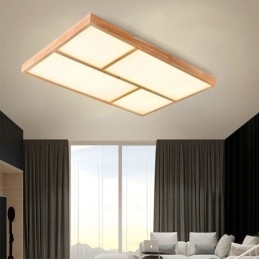 Moderne Taklampe Minimalistisk Trestil Innfelt Taklampe
