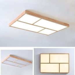 Moderne Taklampe Minimalistisk Trestil Innfelt Taklampe