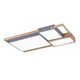 Moderne Taklampe Med Skjøting, Rektangulær Taklampe