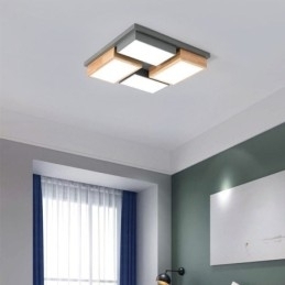 Moderne Taklampe Geometrisk Tretaklampe