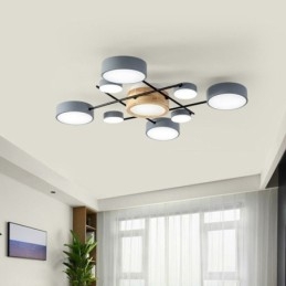 Moderne Taklampe Med Skjøting Av Firkantet Taklampe
