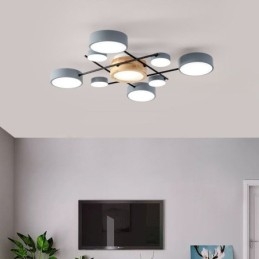 Moderne Taklampe Med Skjøting Av Firkantet Taklampe